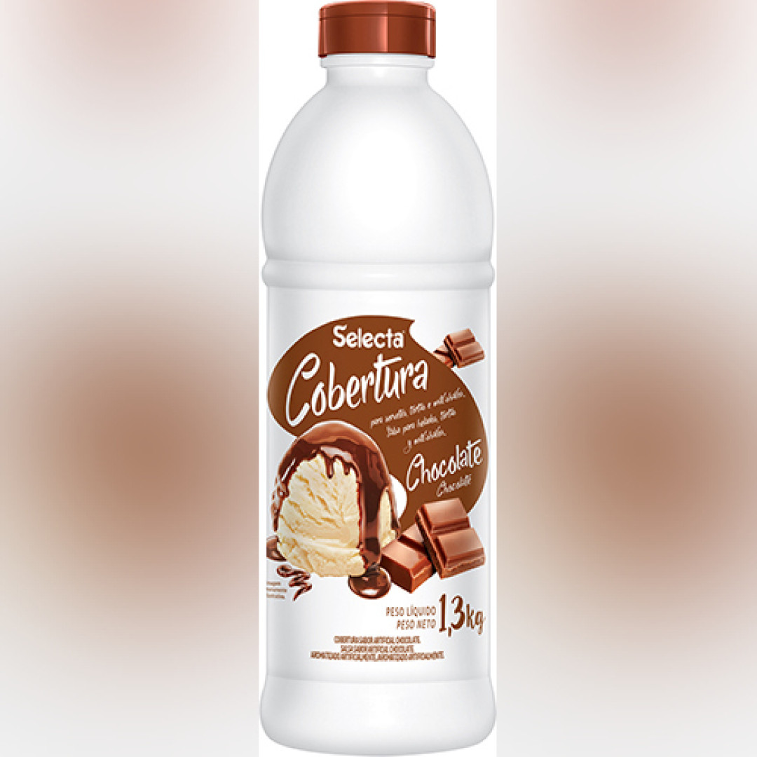 Detalhes do produto Cobertura Liquida 1,3Kg Selecta Chocolate