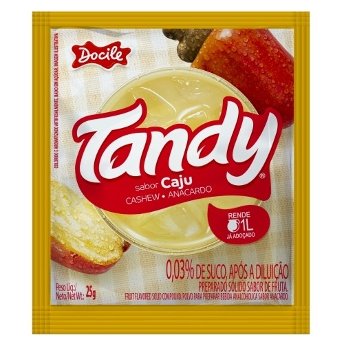 Detalhes do produto Refrc Po Tandy 25Gr Docile Caju
