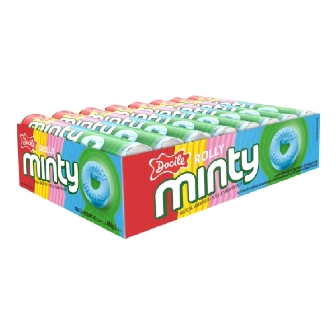 Detalhes do produto Past Rolly Minty 16Un Docile Frutas