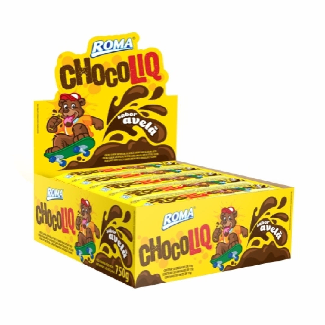 Detalhes do produto Creme Chocoliq 50X15Gr Roma Avela
