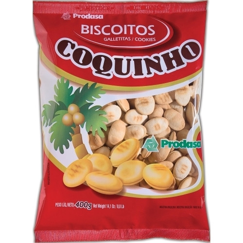 Detalhes do produto Bisc Coquinho 400Gr Prodasa Coco