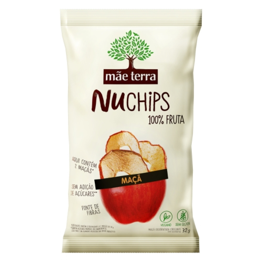 Detalhes do produto Snack Nuchips 32Gr Mae Terra Maca