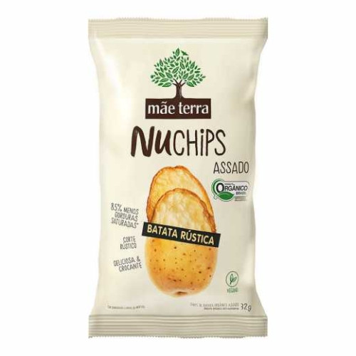 Detalhes do produto Snack Nuchips 32Gr Mae Terra Batata Rustica