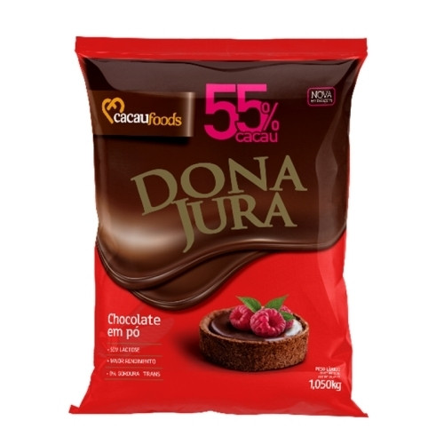 Detalhes do produto Choc Po 55% Cacau 1,005Kg Dona Jura .