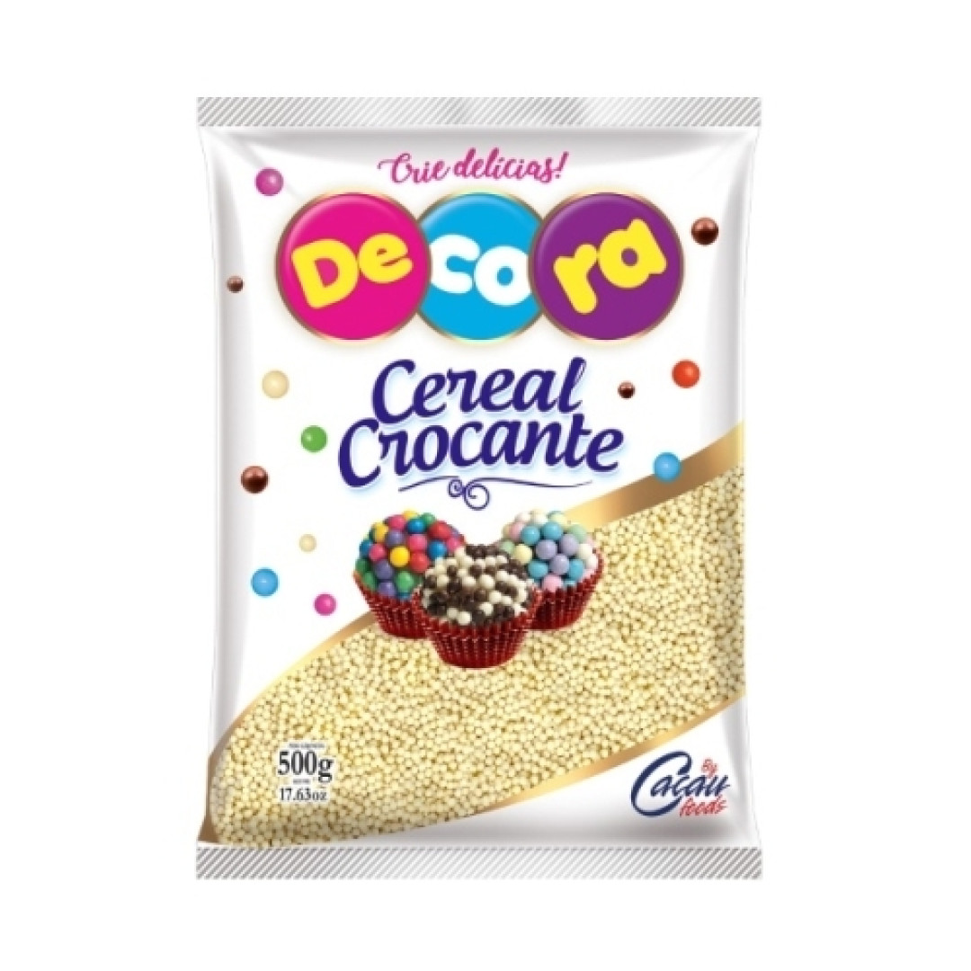 Detalhes do produto Micro Cereal Crocante 500Gr Decora Branco