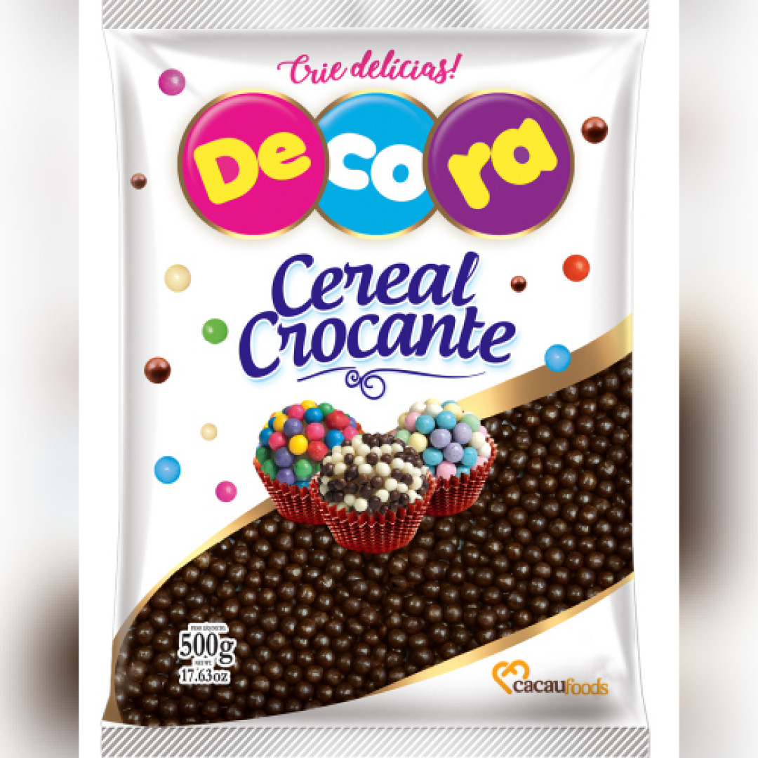 Detalhes do produto Mini Cereal Crocante 500Gr Decora Chocolate