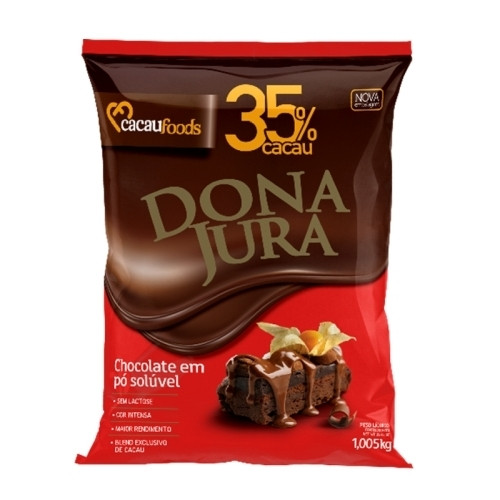 Detalhes do produto Choc Po 35% Cacau 1,005Kg Dona Jura .