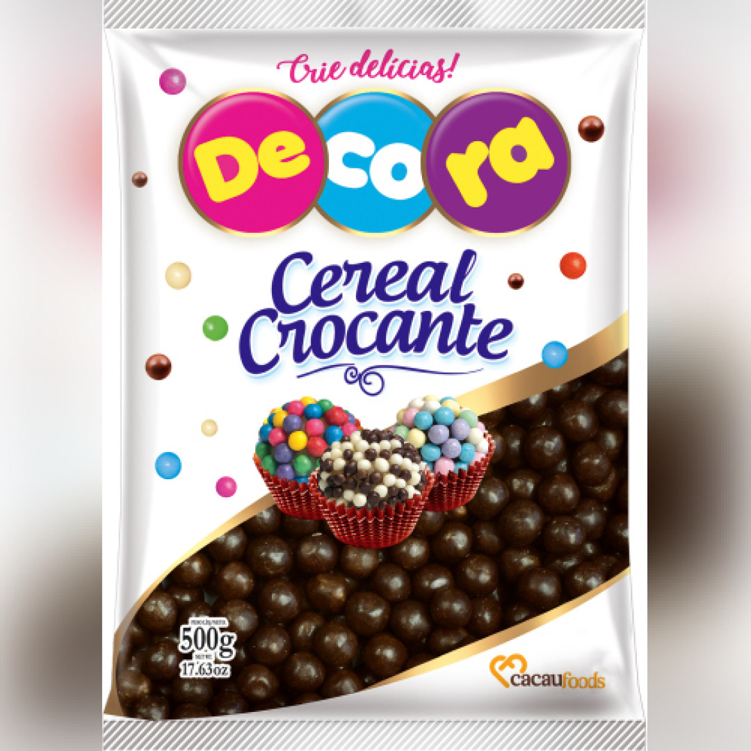 Detalhes do produto Cereal Crocante Big 500Gr Decora Chocolate