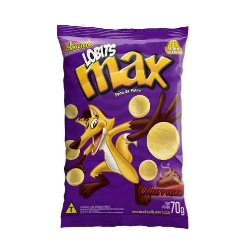 Detalhes do produto Salg Lobits Max 10X70Gr Milho Ouro Churrasco