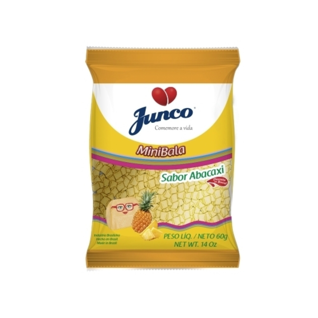 Detalhes do produto X Bala Mini Aniversario 60Gr Junco Abacaxi