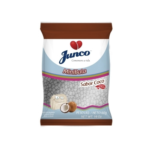 Detalhes do produto X Bala Mini Aniversario 60Gr Junco Coco