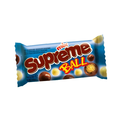 Detalhes do produto Choc Supreme Cereal Ball Dp 15X42Gr Dum Ao Leite