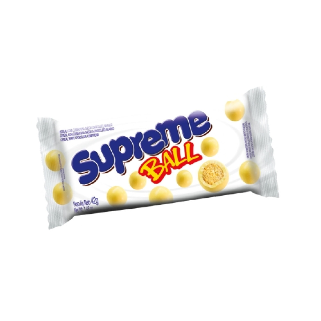Detalhes do produto Choc Supreme Cereal Ball Dp 15X42Gr Dum Choc Bco