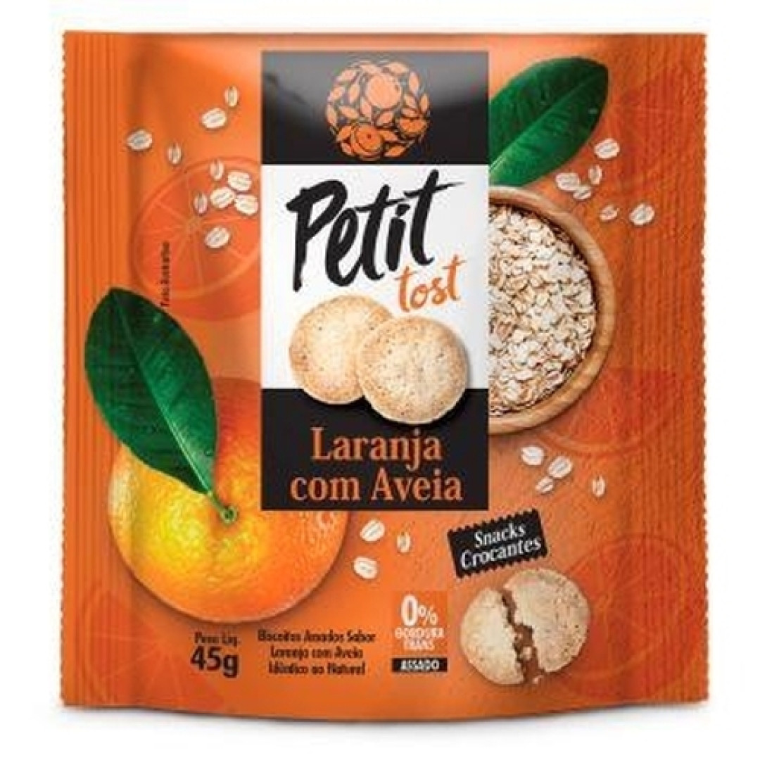 Detalhes do produto Bisc Petit Tost 45Gr Aveibras Aveia.laranja