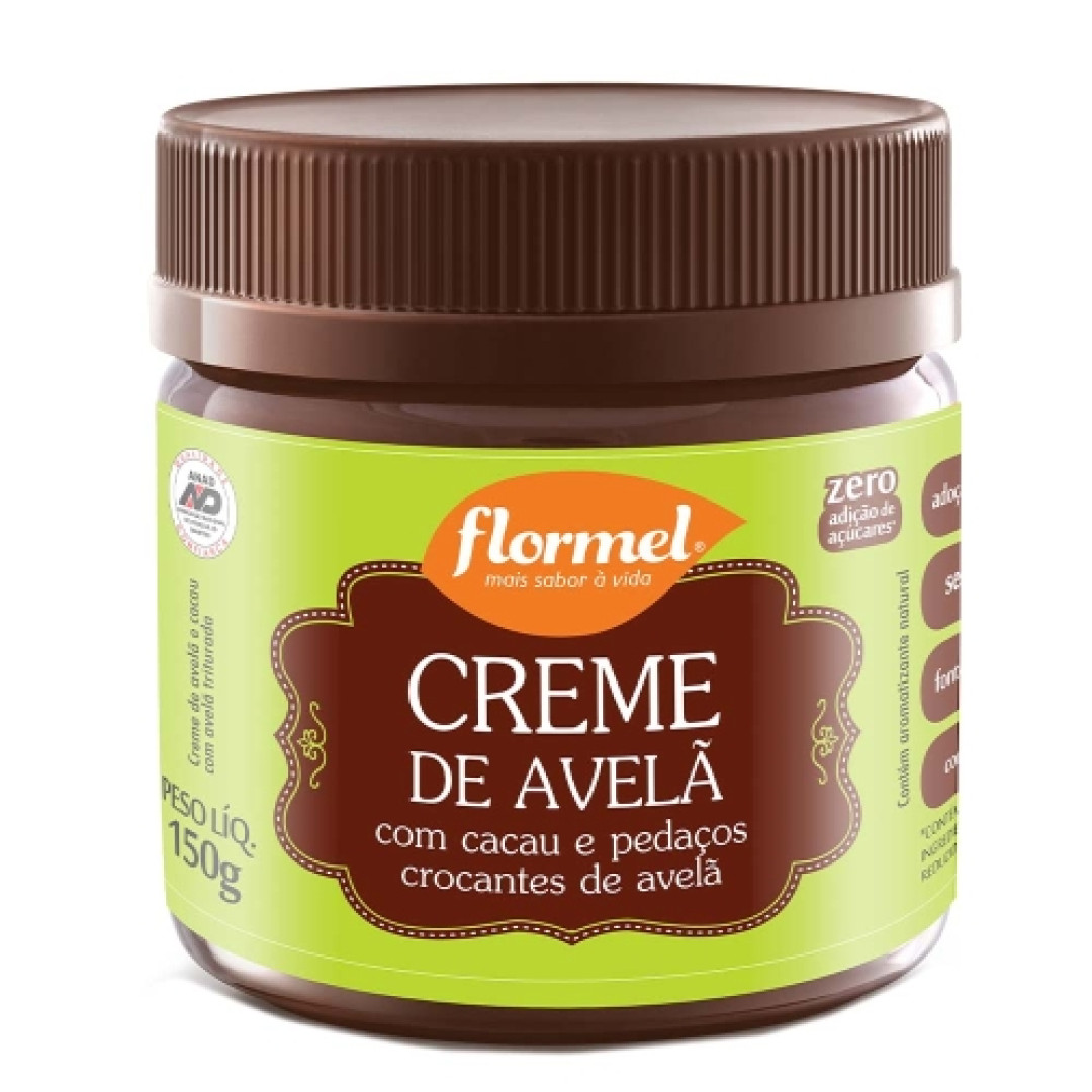 Detalhes do produto Creme Avela Zero Crocante 150Gr Flormel  Avela.cacau