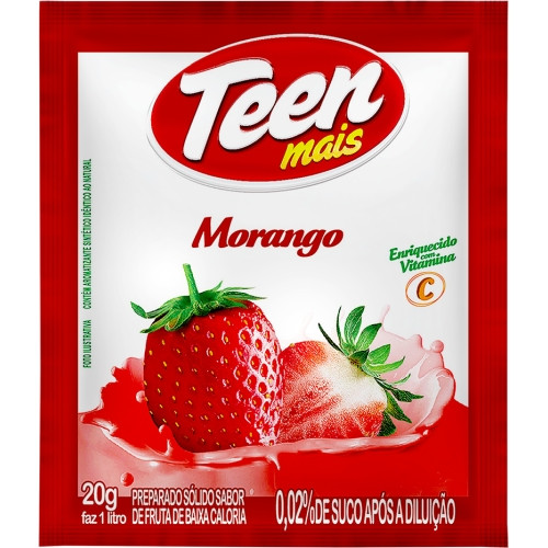 Detalhes do produto Refrc Po Teen Mais 20Gr Brassuco Morango