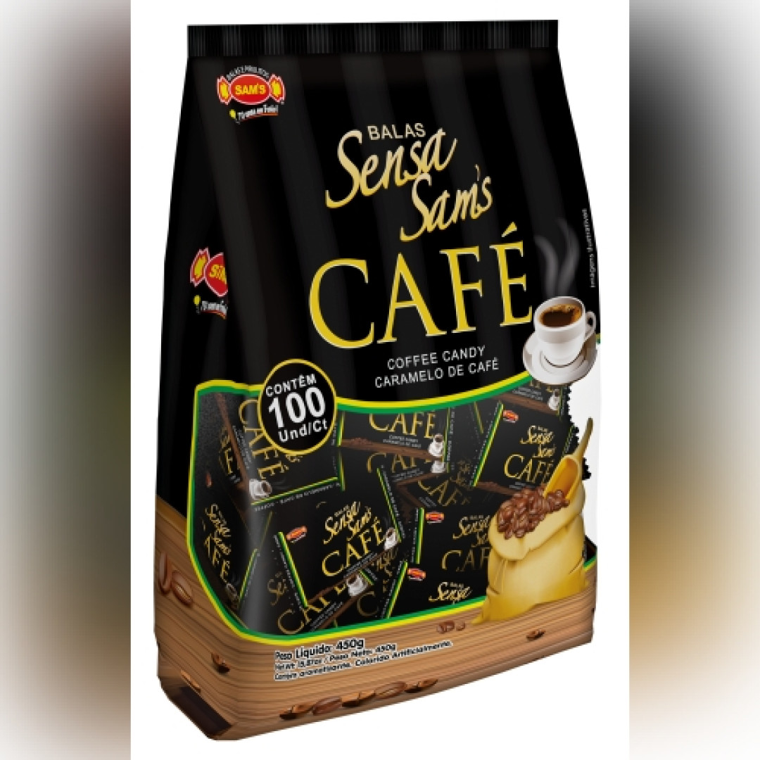 Detalhes do produto Bala Dura Sensa 100Un Sams Cafe