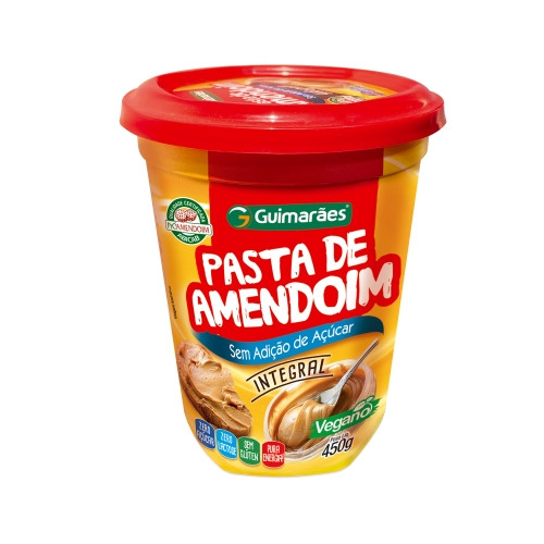 Detalhes do produto Pasta Integral 450Gr Guimaraes Amendoim