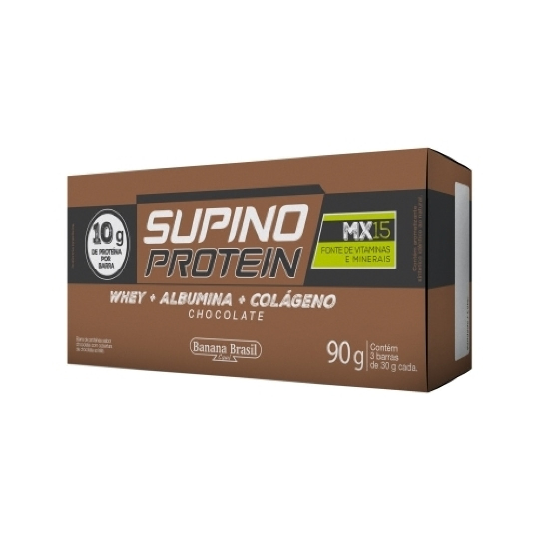 Detalhes do produto Barra Cob Choc Protein Supino 03X30Gr Chocolate