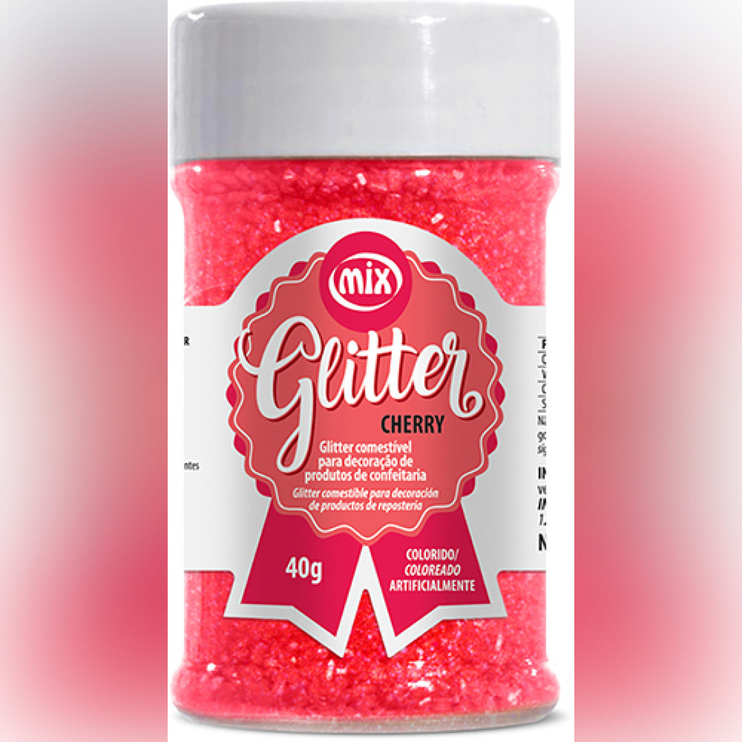 Detalhes do produto Glitter 40Gr Mix Cherry