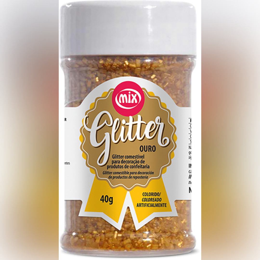 Detalhes do produto Glitter 40Gr Mix Ouro