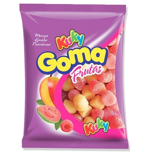 Detalhes do produto Goma 500Gr Kuky Frutas