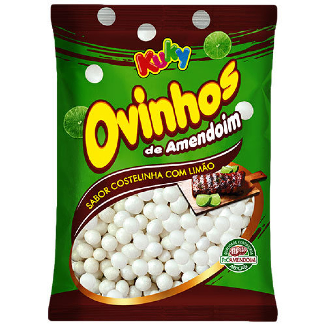 Detalhes do produto Amendoim Ovinhos 100Gr Kuky Costelinha Lima