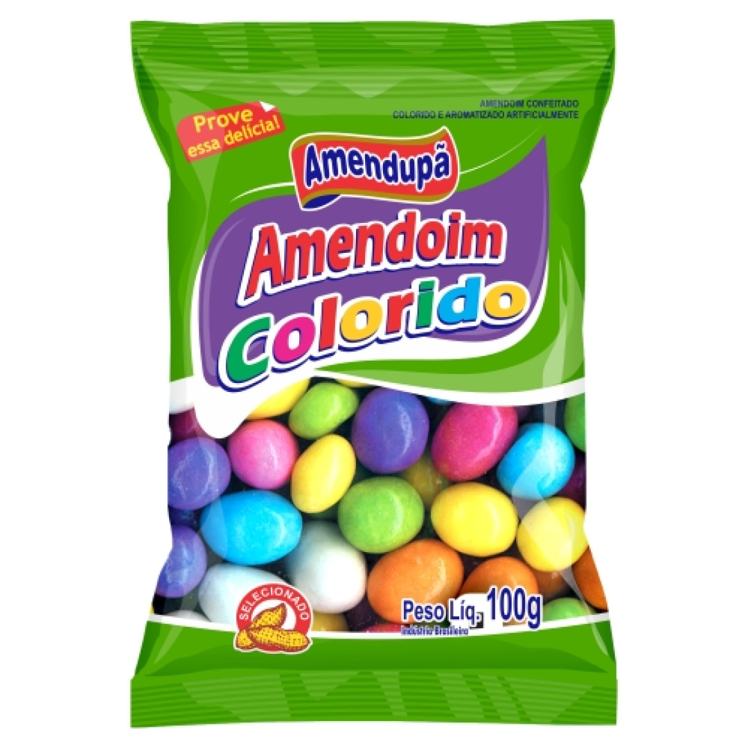 Detalhes do produto Amendoim Pc 100Gr Amendupa Color