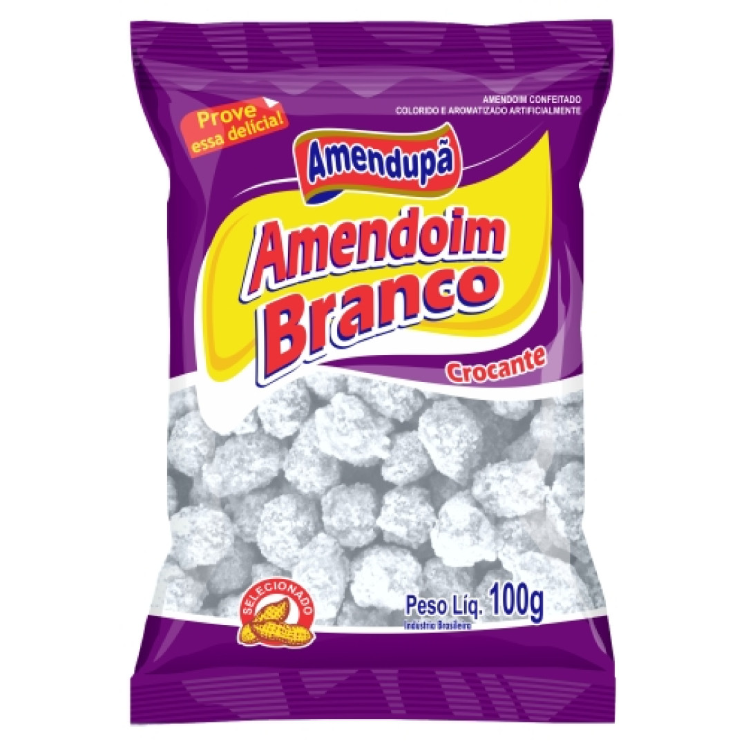 Detalhes do produto Amendoim Pc 100Gr Amendupa Branco