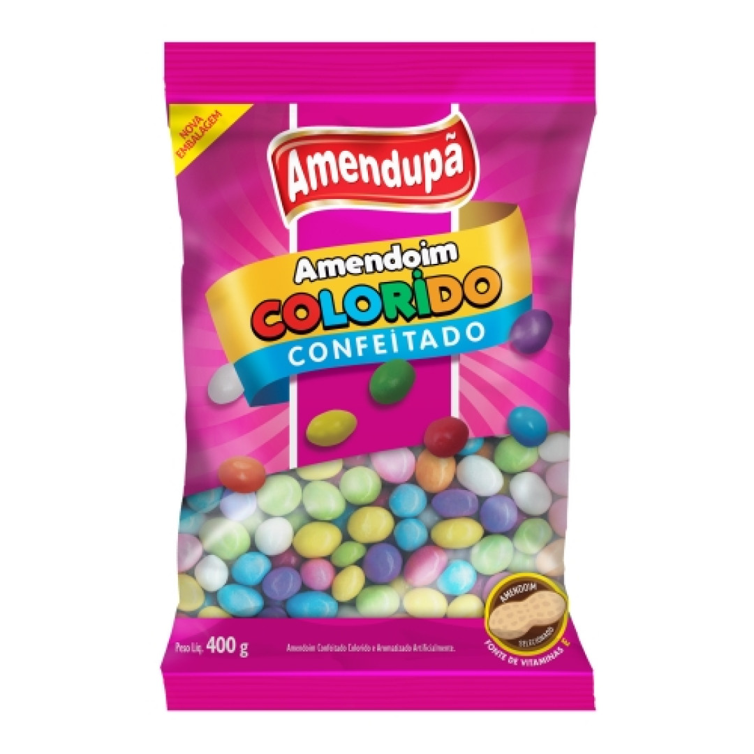 Detalhes do produto Amendoim Pc 400Gr Amendupa Colorido