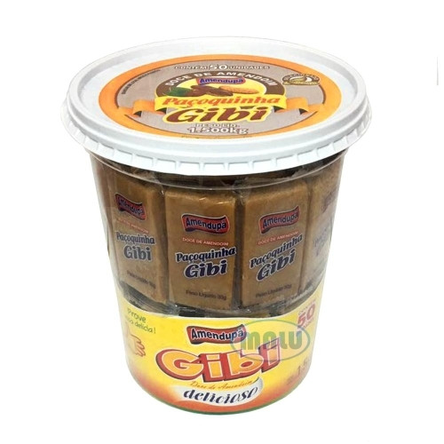 Detalhes do produto Gibi Embr Pt 50X30Gr Amendupa Amendoim