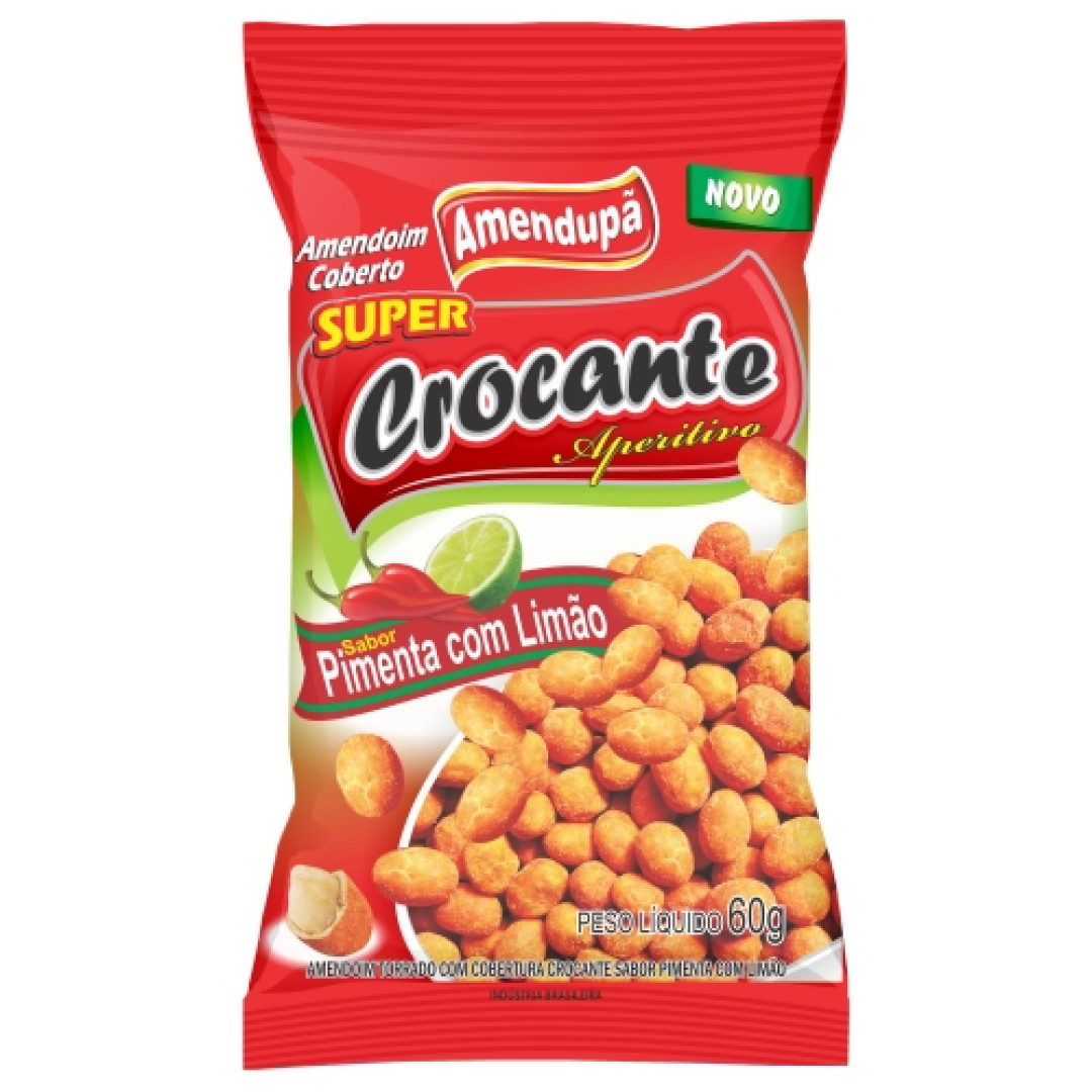 Detalhes do produto Amendoim Crocante 60Gr Amendupa Pime.limao