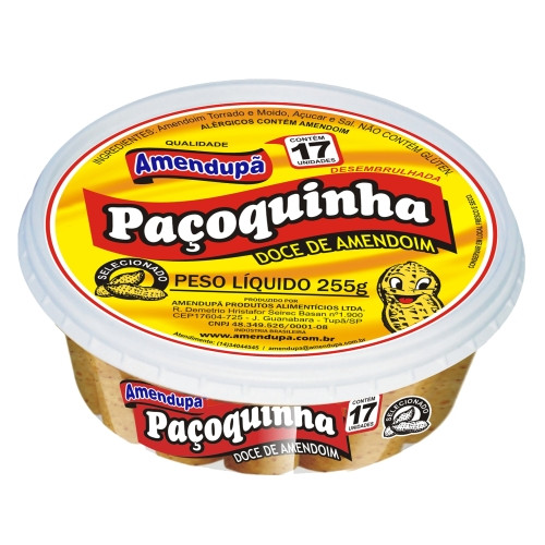 Detalhes do produto Pacoca Rolha Pacoquinha Pt 17X15Gr Amend Amendoim