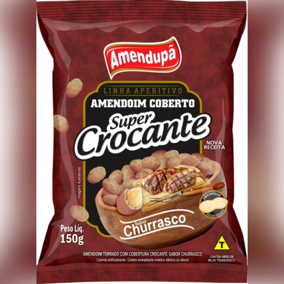 Detalhes do produto Amendoim Crocante 150Gr Amendupa Churrasco