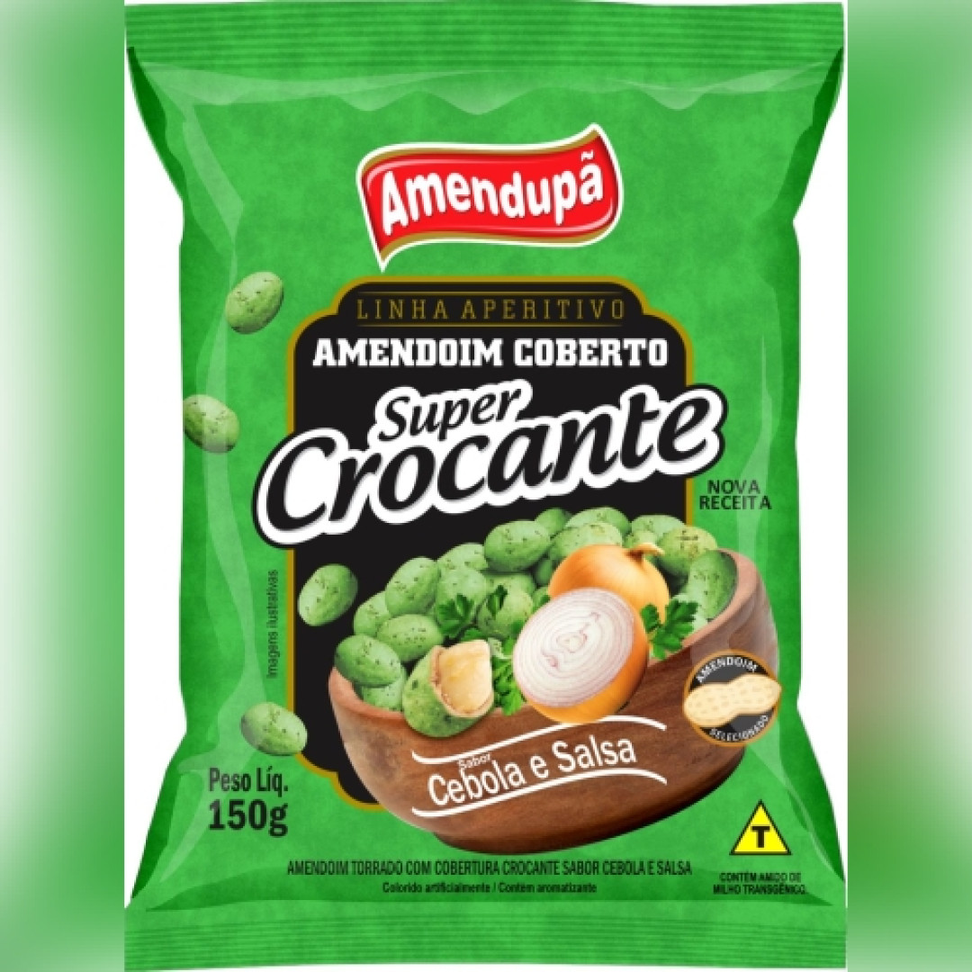 Detalhes do produto Amendoim Crocante 150Gr Amendupa Cebola.salsa