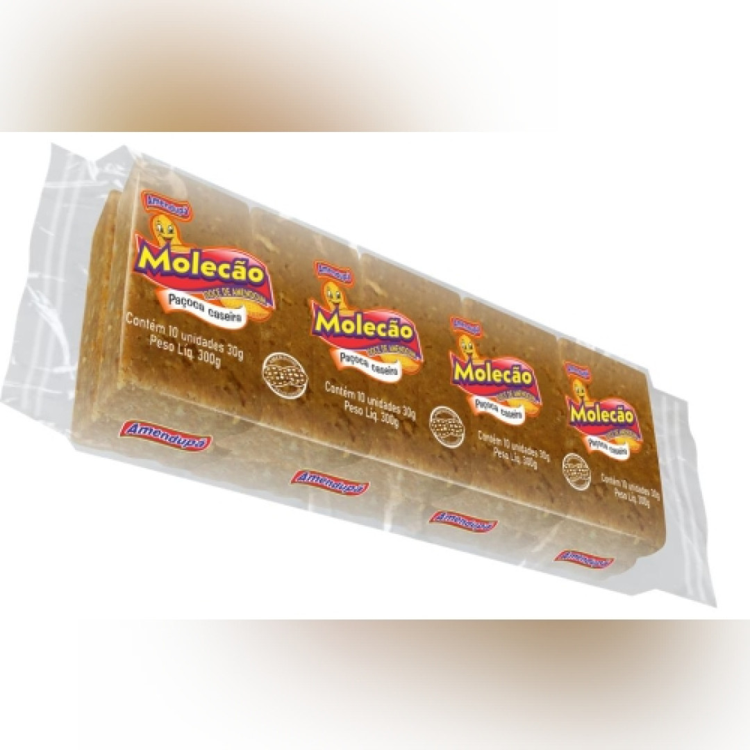 Detalhes do produto Pacoca Molecao 300Gr Amendupa Amendoim