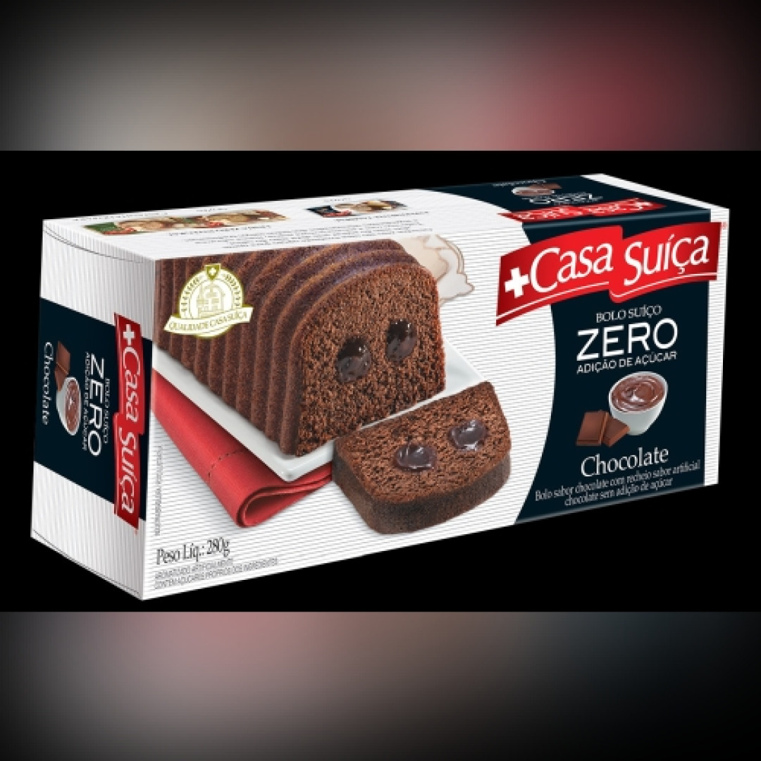 Detalhes do produto Bolo Zero 280Gr Casa Suica Chocolate