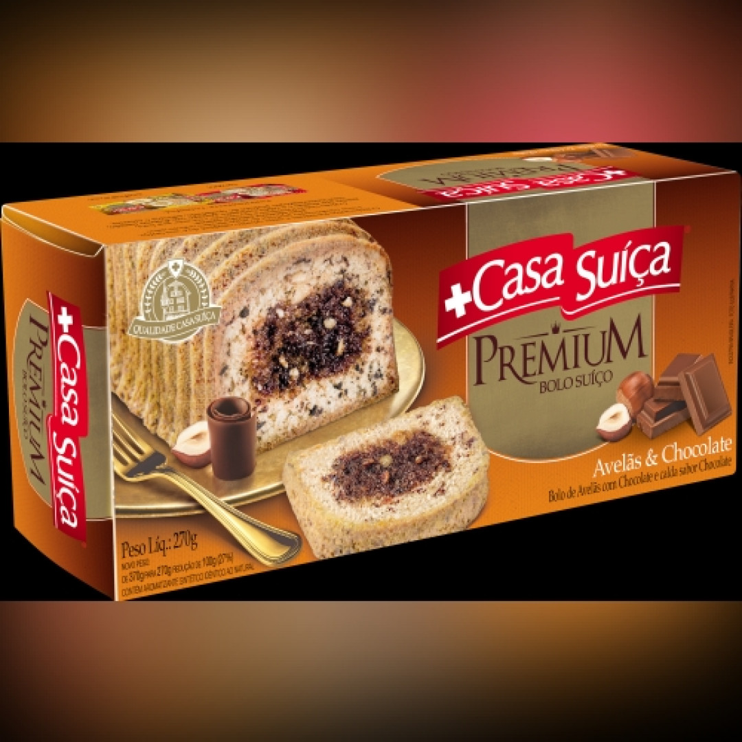 Detalhes do produto Bolo Premium 270Gr Casa Suica Avela.chocolate