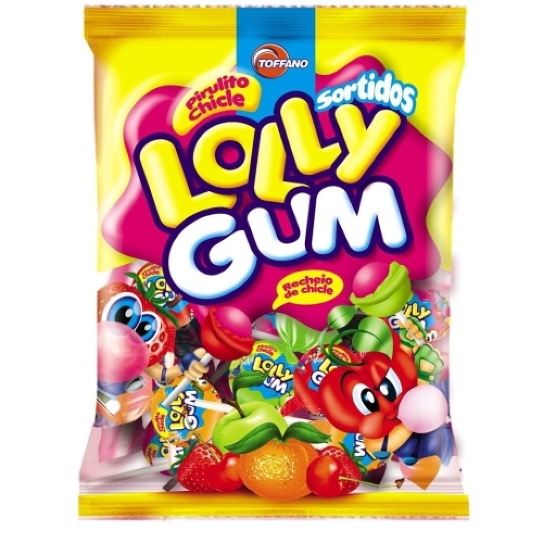 Detalhes do produto Pirl Chicle Lolly Gum 600Gr Toffano Frutas