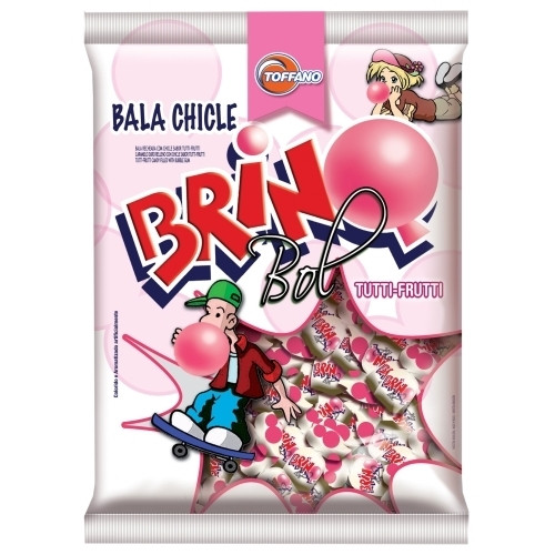 Detalhes do produto Bala Dura Rech Brinq Bol 600Gr Toffano Tutti Frutti