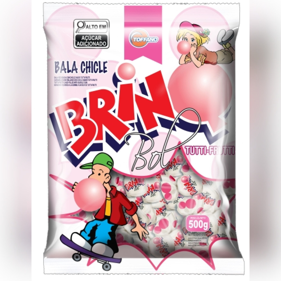 Detalhes do produto Bala Dura Rech Brinq Bol 500Gr Toffano Tutti Frutti