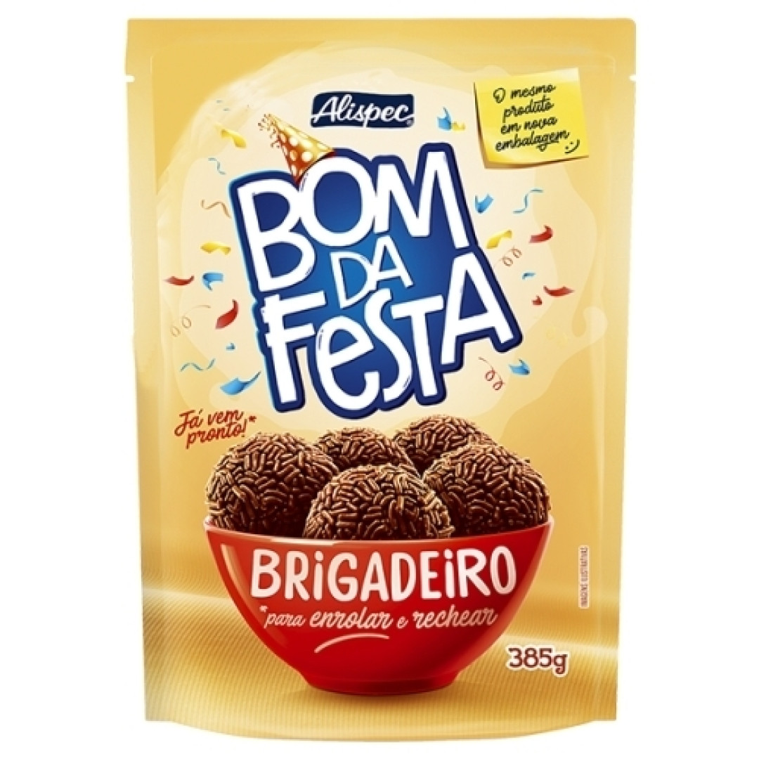 Detalhes do produto Brigadeiro Bom Festa Pt 385Gr Alispec Chocolate