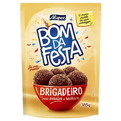 Detalhes do produto Brigadeiro Bom Festa 385Gr Alispec Chocolate