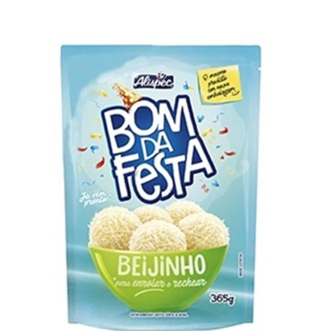 Detalhes do produto Beijinho Bom Festa 365Gr Alispec Coco