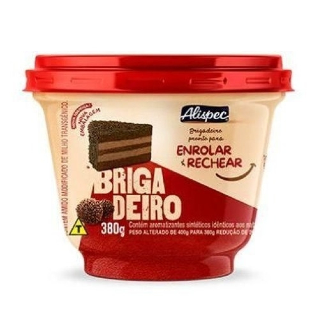 Detalhes do produto Brigadeiro Pt 380Gr Alispec Chocolate