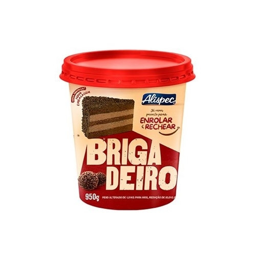 Detalhes do produto Brigadeiro Pt 950Gr Alispec Chocolate