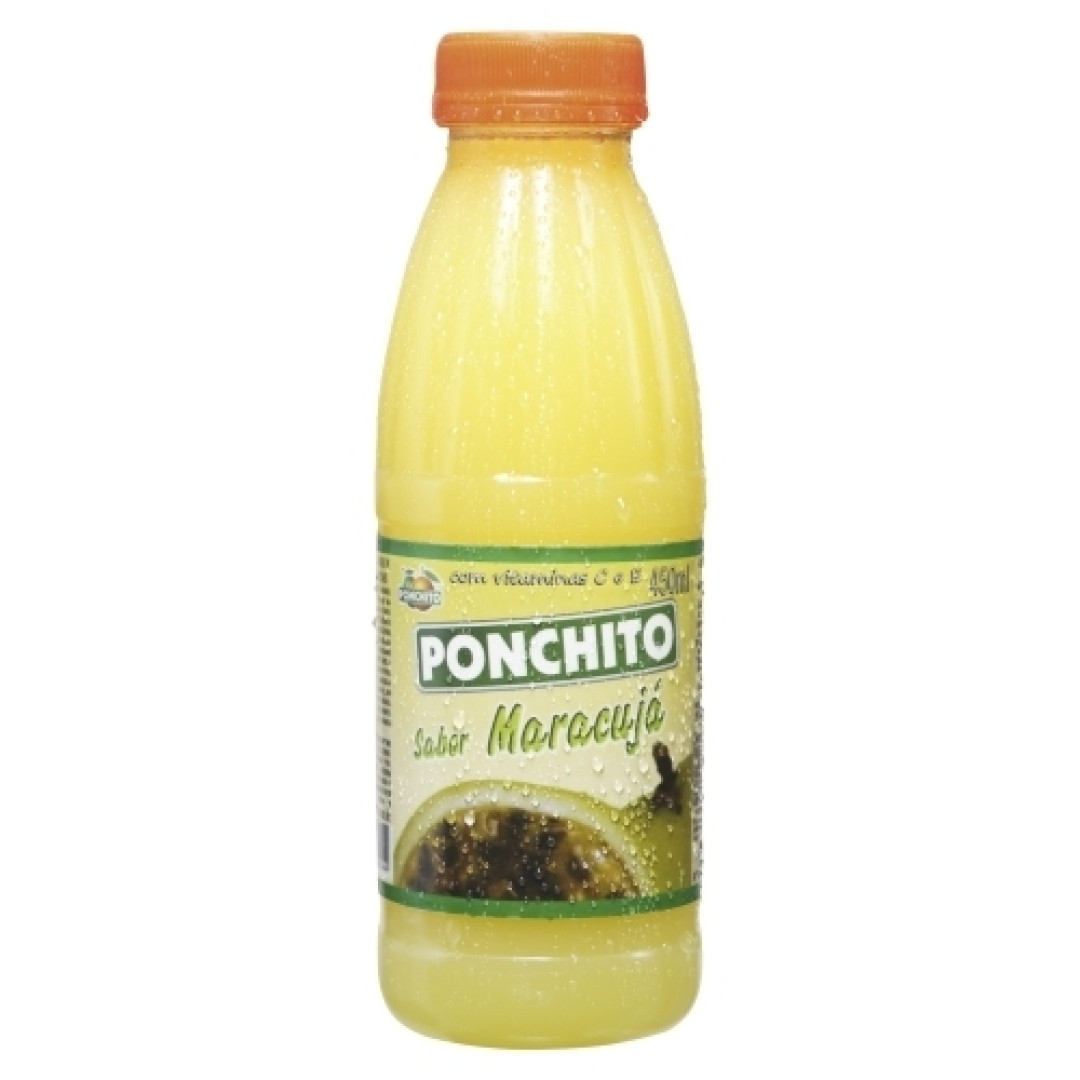 Detalhes do produto Bebida Mista 450Ml Ponchito Maracuja