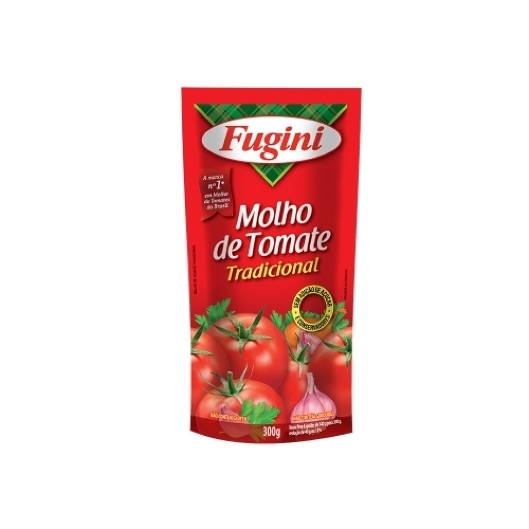 Detalhes do produto Molho Tomate Sache 300Gr Fugini Tradicional