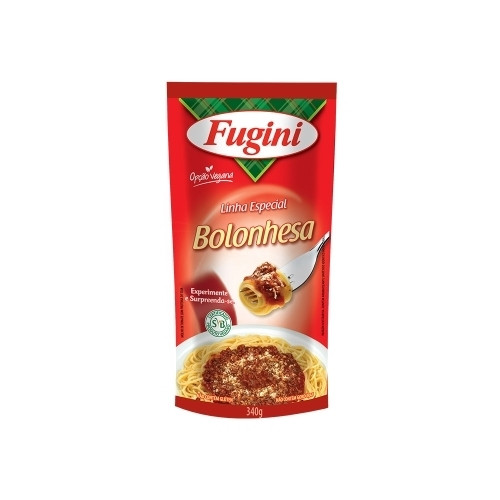 Detalhes do produto Molho Tomate Sache 340Gr Fugini Bolonhesa
