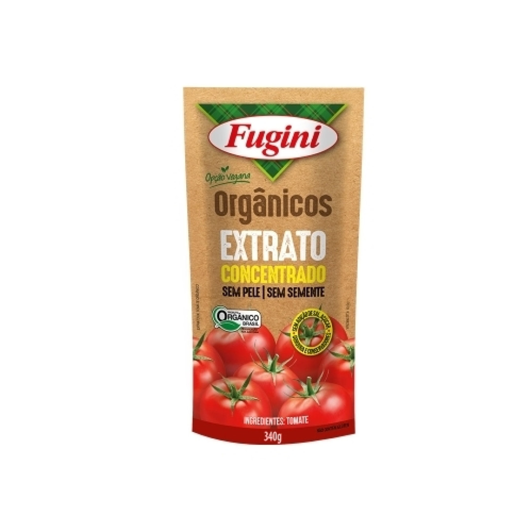 Detalhes do produto Extrato Tomate Organi Sache 340Gr Fugini .